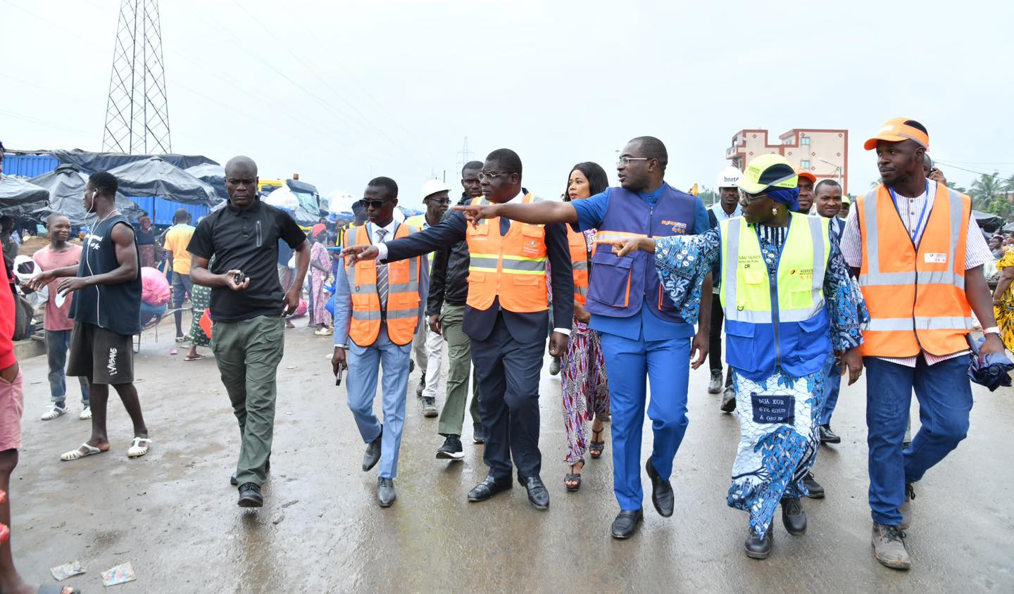 Amédé Kouakou satisfait de l’avancée des travaux